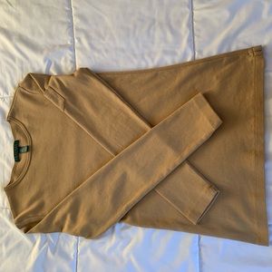 Ralph Lauren skinny rib long sleeve tee.